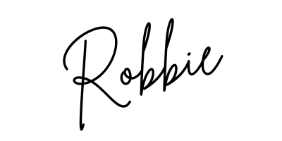 Signature of "Robbie"